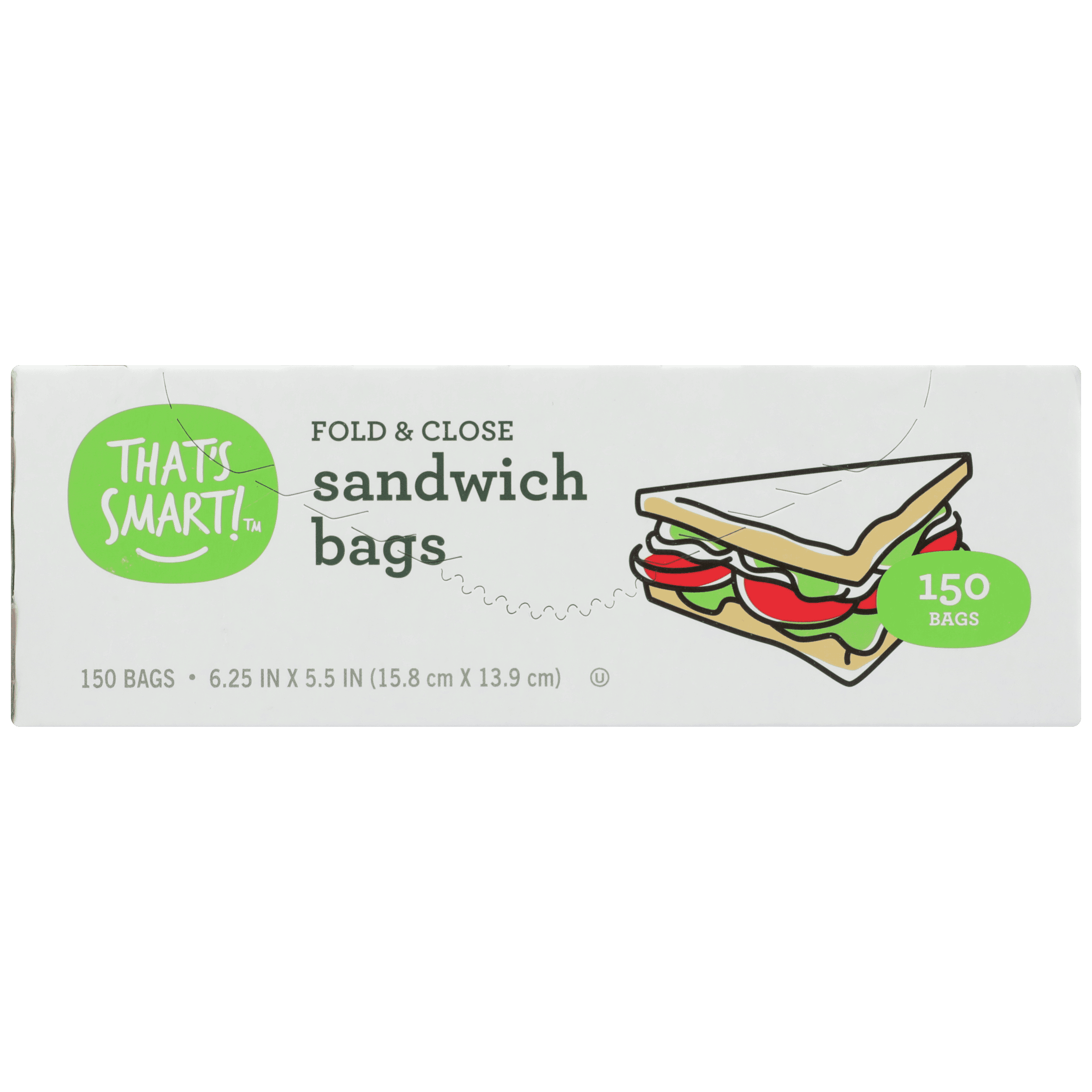 Fold & Close Sandwich Bags – That's Smart!