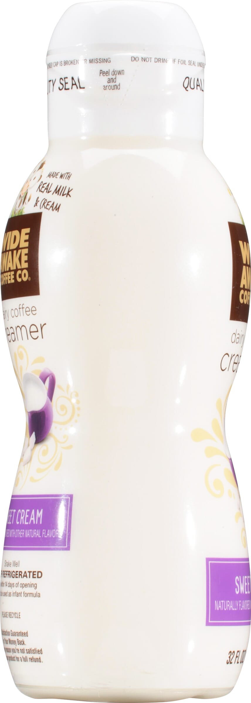 Wide Awake Coffee Co. Dairy Sweet Cream Coffee Creamer 32 Fl Oz