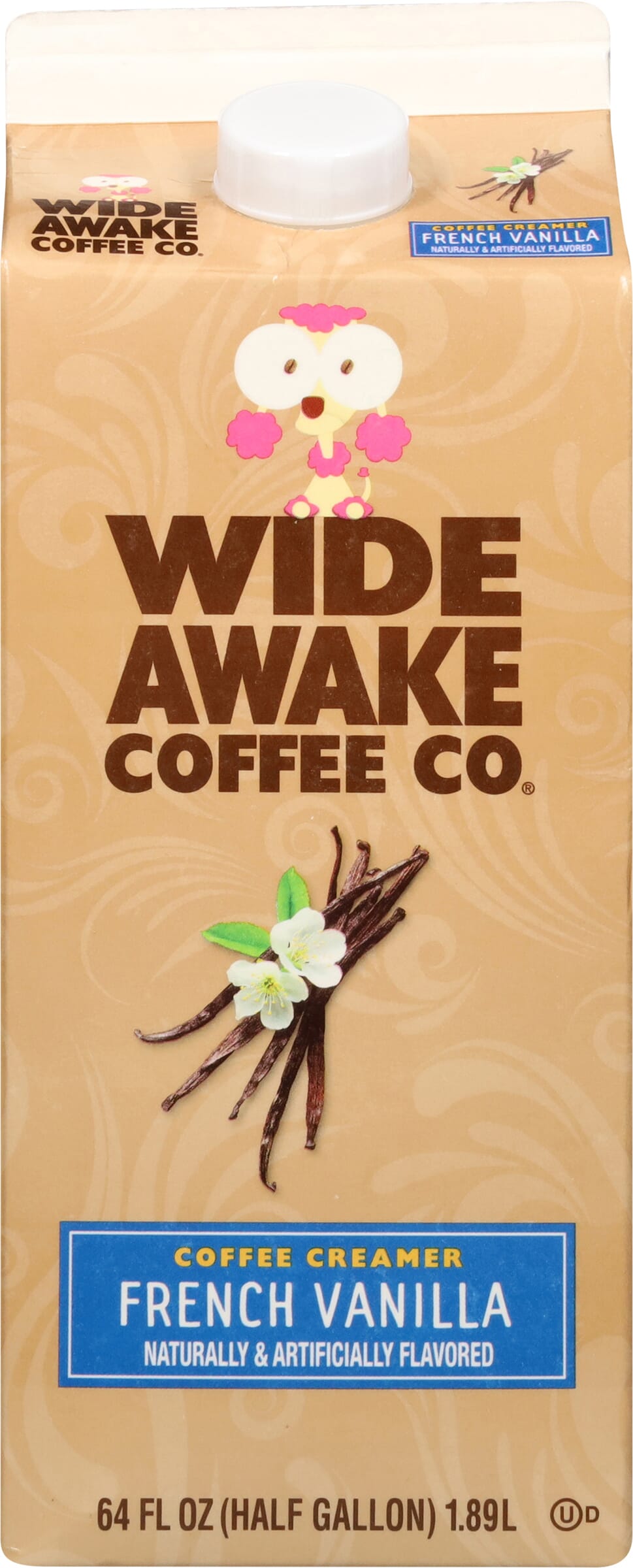 Wide Awake Coffee Co. French Vanilla Coffee Creamer 64 Fl Oz